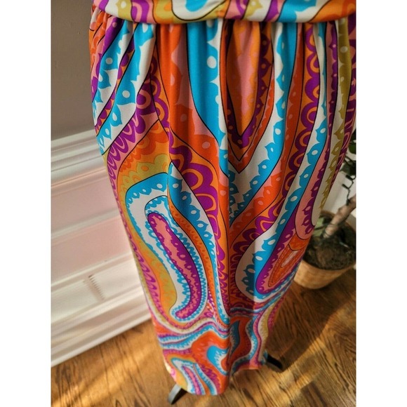 Heart Soul Women Multicolor Sweetheart Neck Sleeveless Casual Knee Length Dress - Picture 5 of 12